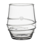 Amalia Acrylic Small Tumbler 4\ Measurements: 3\L, 3\W, 4.1\H
Made of: Acrylic, BPA free
Made in: China

Use & Care:  Dishwasher safe, top shelf recommended; not oven, microwave or freezer safe. BPA free; acrylic is not suitable for hot contents. Not suitable for hot contents
